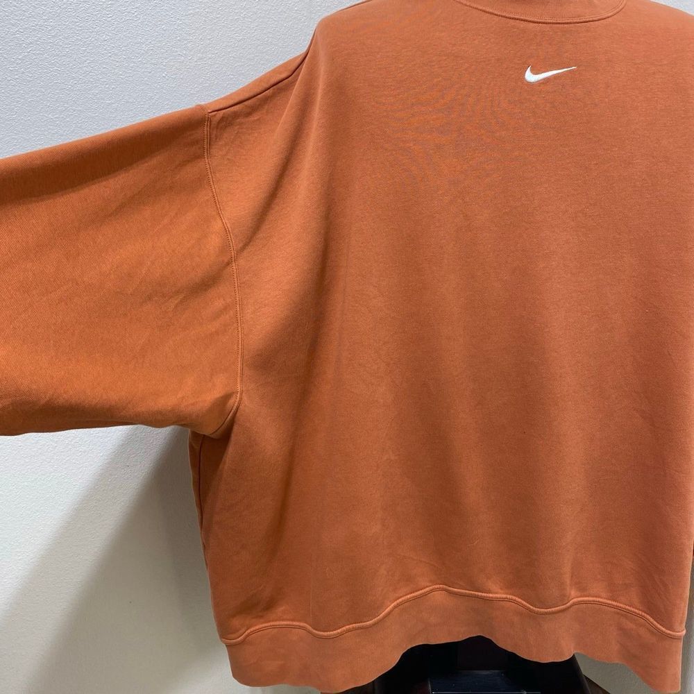 Nike Center Swoosh Logo Pullover Sweatshirt Size XXL Cotton Blend - Picture 6 of 8